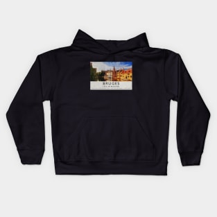 In Bruges Bruges (It’s In Belgium) Travel Poster Kids Hoodie